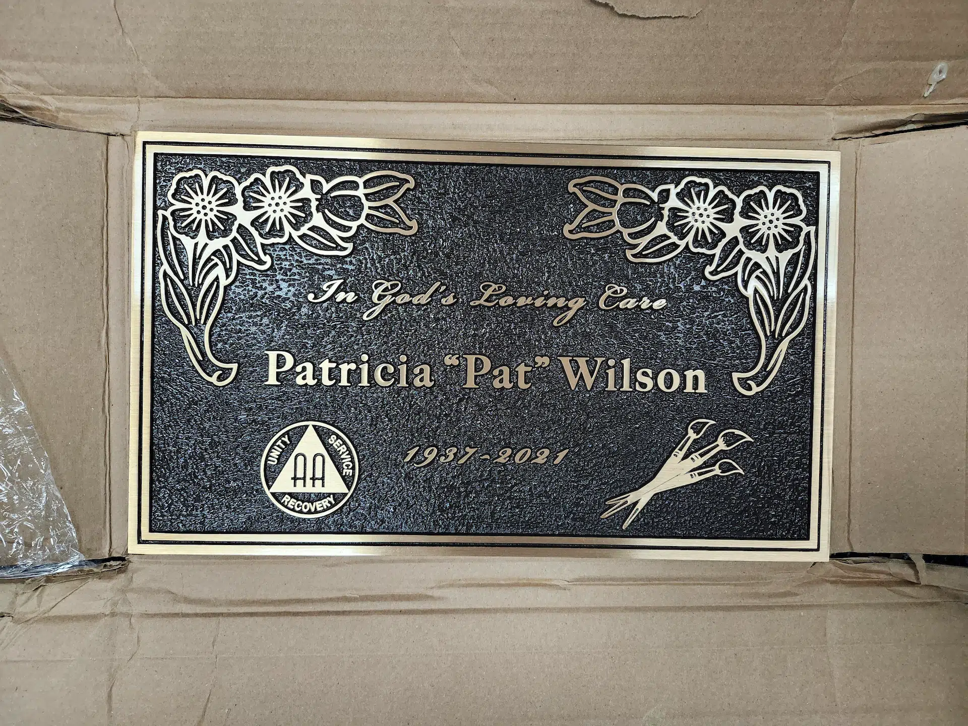 Bronze Bronze Plaque hand-carved by Bronze Plaque Shop in NJ — image 1